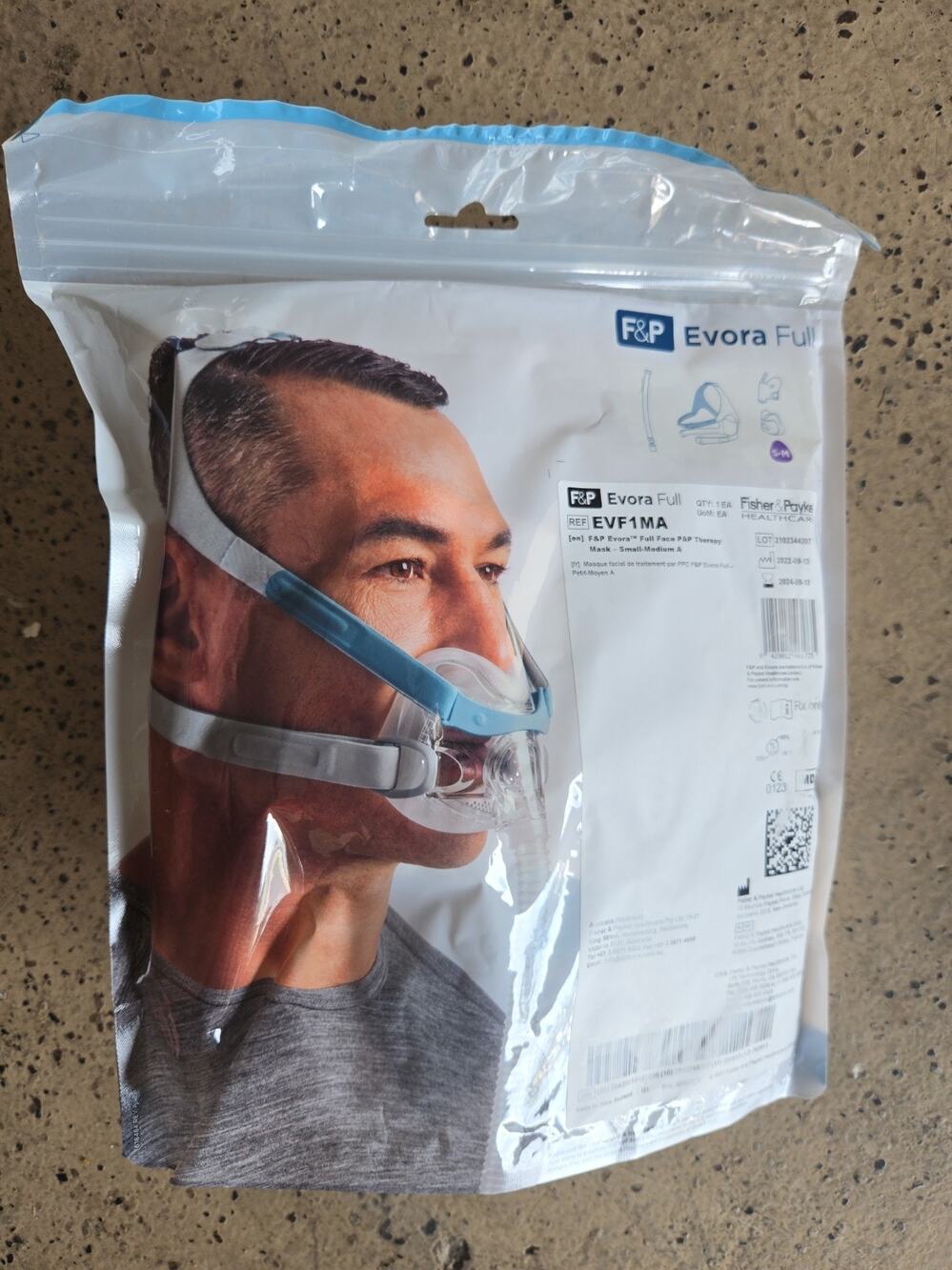 F&P Evora Full Face System Fit Small-Medium